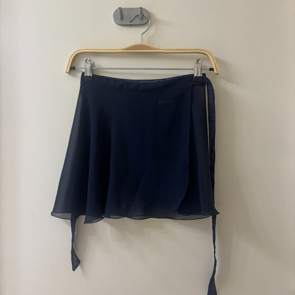 Repetto Short Chiffon Skirt Ballet Dance - Midnight Blue (XS / US4) - Picture 3 of 6